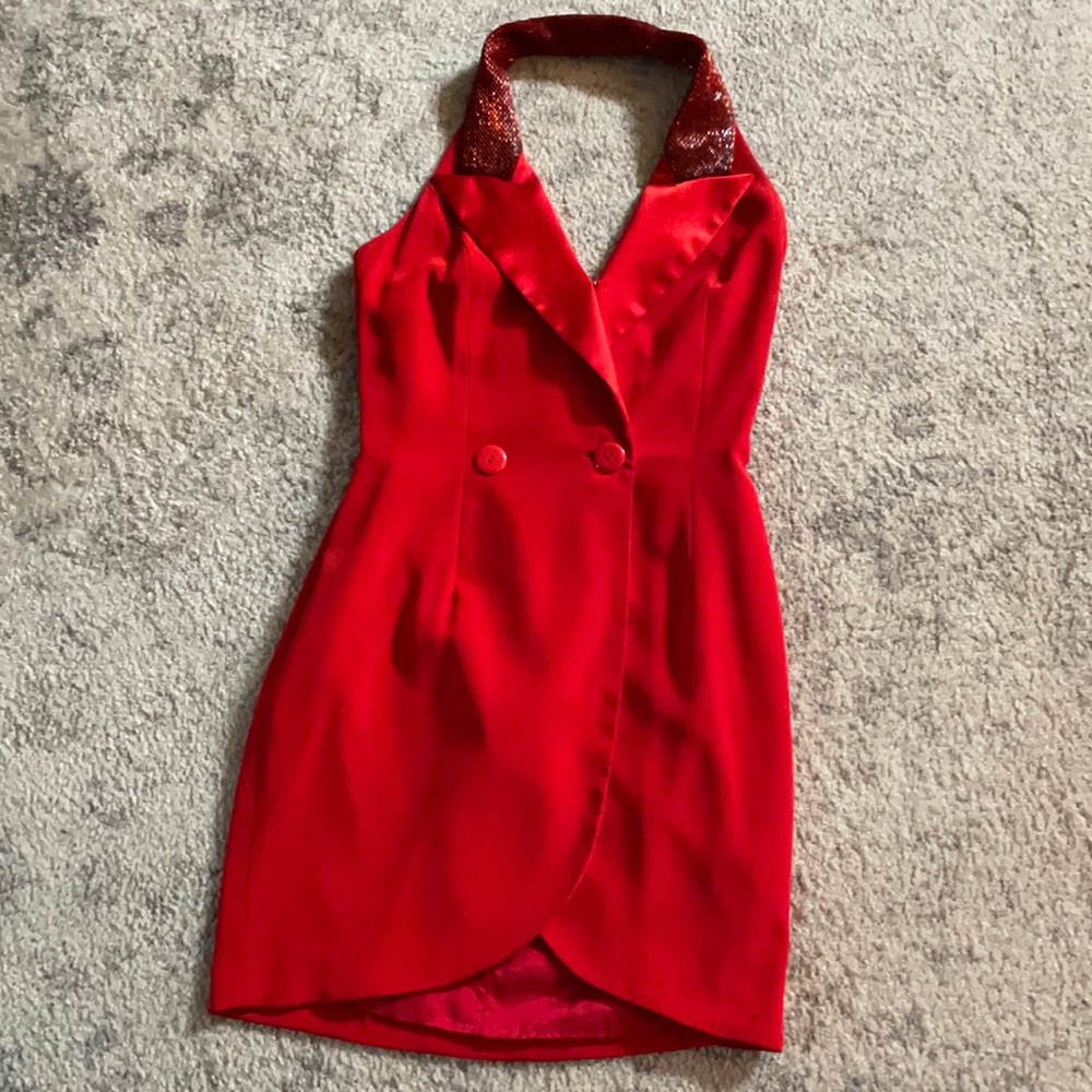 Bare back fancy dress